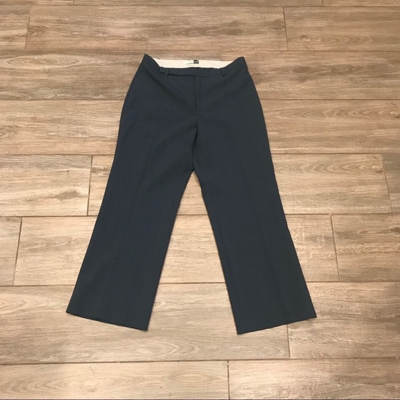 Gap size 4 cropped slacks dark blue - Picture 1 of 5